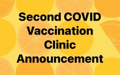 Second COVID Vaccination Clinic Announced