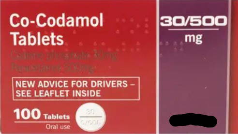 Co-Codamol 30/500 Shortage